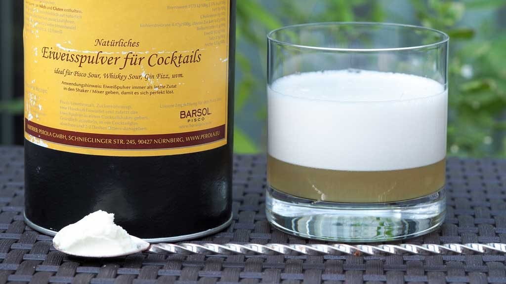 Eiweißpulver für Cocktails