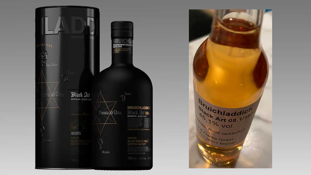 Whisky-Tasting Bruichladdich Black Art 8.01